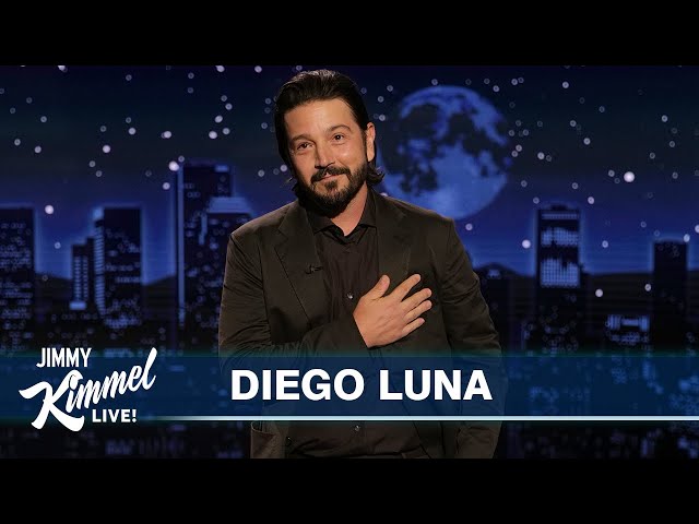 Diego Luna Guest-Hosts Kimmel, Talks Immigration