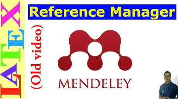 Latex with Mendeley : Bibliography (Latex Tutoria, old videol)