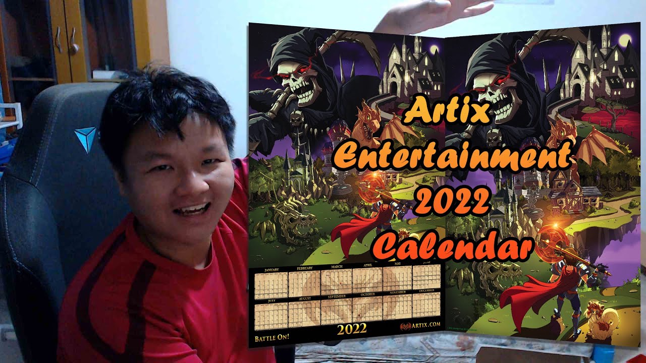 Artix Entertainment Heromart 2022 Calendar Showcase + Adventure Quest Continuum Weapon & Shield