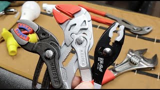 Soft Touch Solutions 3 Pliers With Plastic Jaws For Br, Chrome, Plastic, Etc. Knipex, Ips