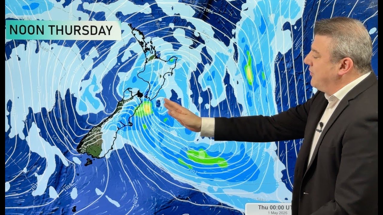 NZ: Storm continues to Friday, then eases as huge high pressure arrives ...