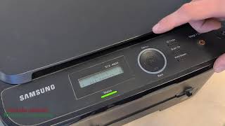 Samsung SCX-4600 How to Print toner supplies status page