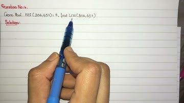 class 10|exercise-1.2 |4 Given that HCF (306,657)=9,find LCM   |in malayalam |