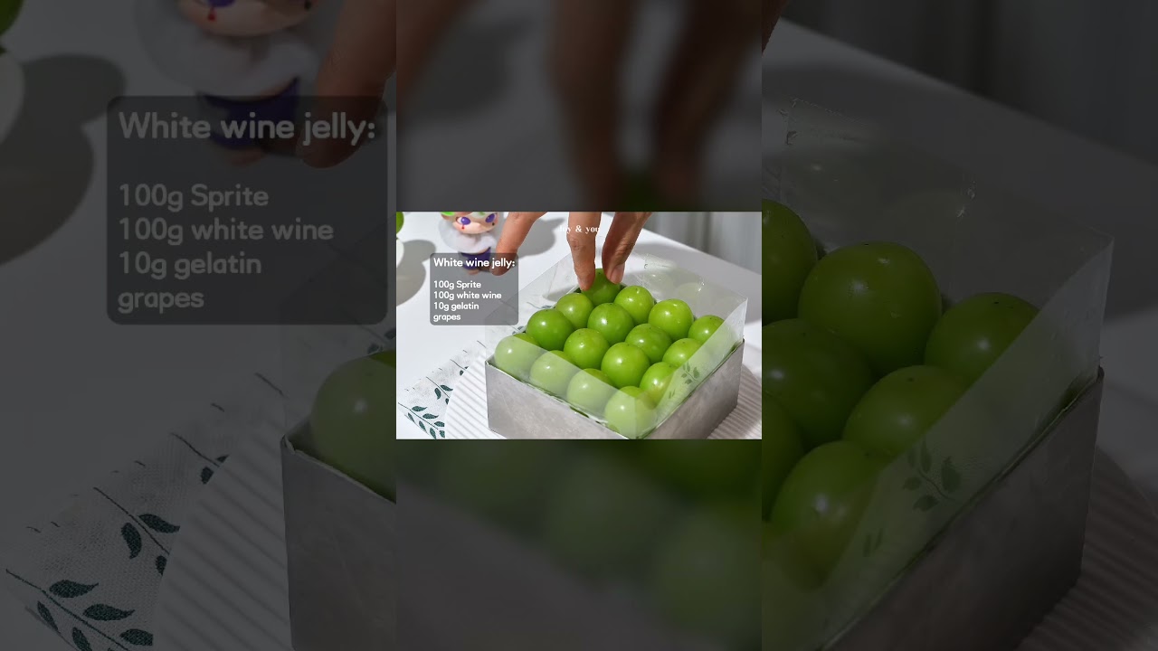 Green grape mousse cake  