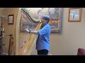 Song for the Twelfth of July - live - folk harp