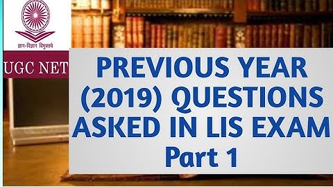 #BrainyLisVideos #UgcNet #2019UGC Net #DSSSB December 2019 Library and Information Science Part 1