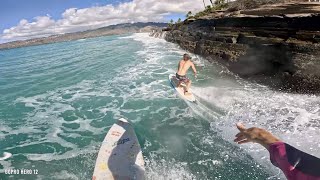 POV Surfing in Hawaii: Testing the DJI Osmo Action 4 by Skid Kids 15,534 views 6 months ago 12 minutes, 6 seconds