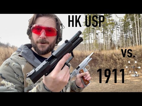HK USP 45 vs Custom 1911: Comparing the USP 45 Tac to the Alchemy