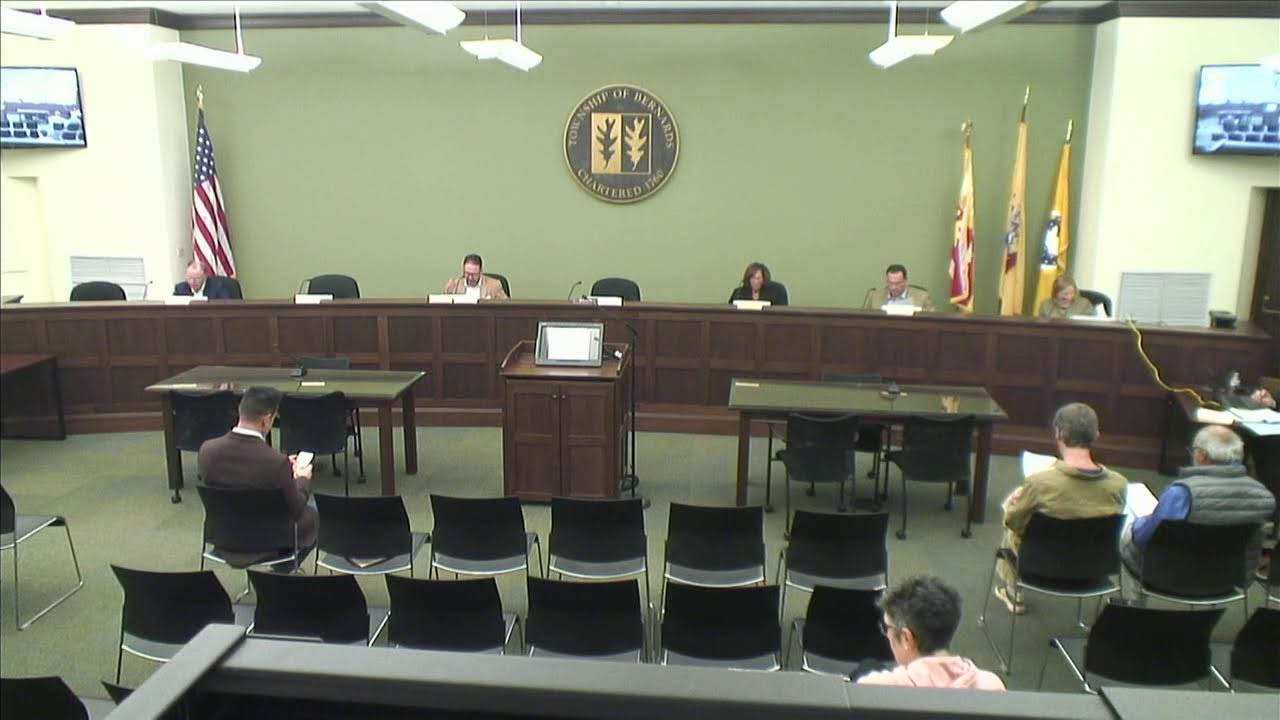 Bernards Township Committee Meeting - 7:30 PM October 28, 2025