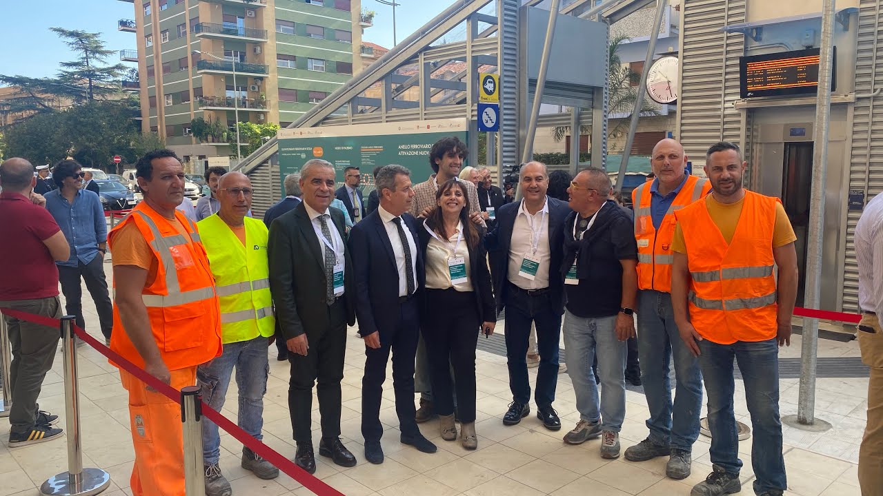 L'imprenditore irpino D'Agostino consegna la metro di Palermo