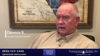 Clarence B client story for Sammons and Berry