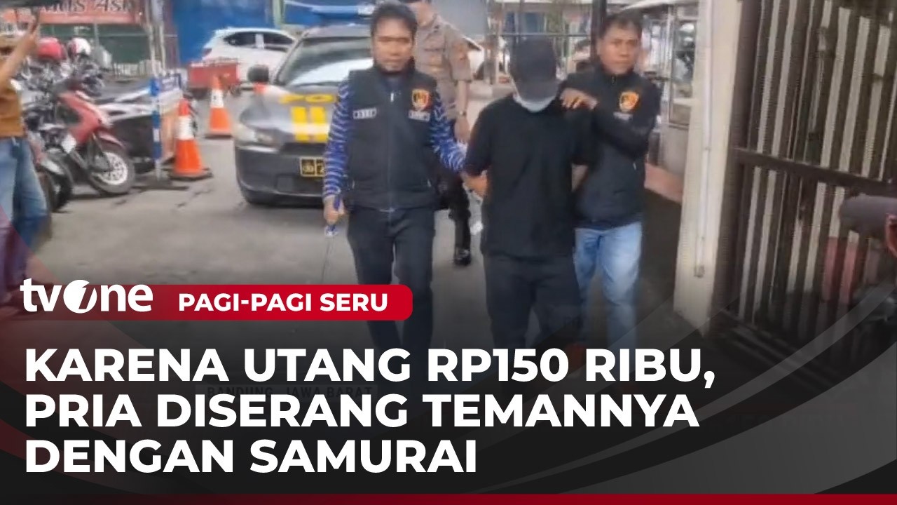 Gegara Utang Piutang, Pria di Bandung Sabet Temannya Gunakan Sajam