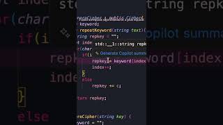 Building C++ Cipher Project: Day 2 #cybersecurity #cryptography #cpp #vscode #caesar #github