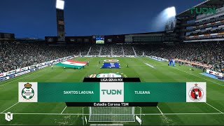 Santos Laguna vs Tijuana ● Liga Mx  2023 ● Gameplay Pes 2021