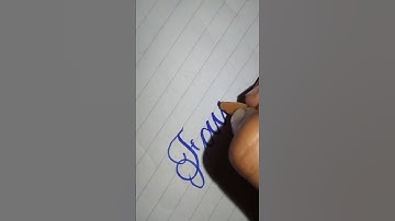 Name of Faisal #english #stylish #cursive #cutmarker605  #beautiful #writingtips #ytshortsvideo