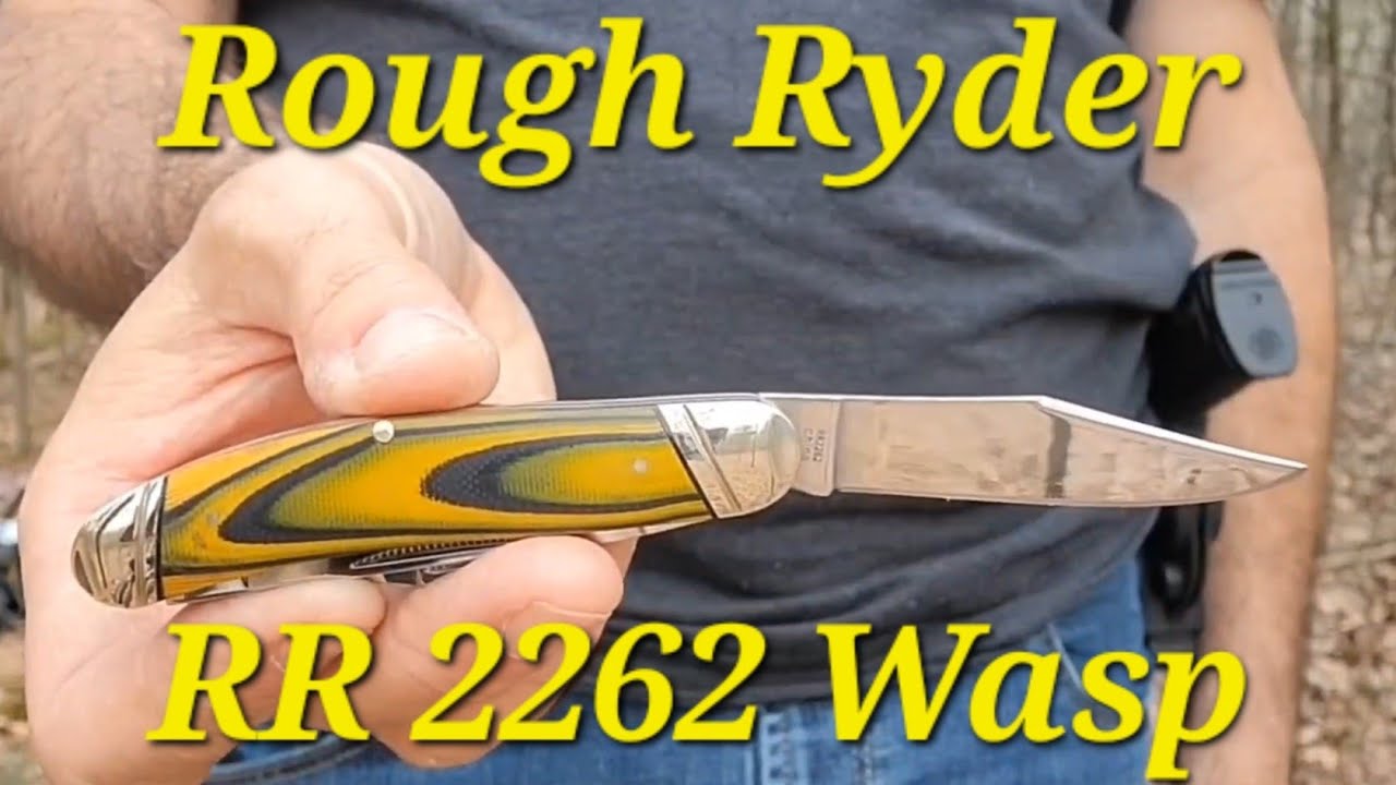 Rough Ryder RR2262 Wasp Sow Belly Stockman Folding Slip Joint