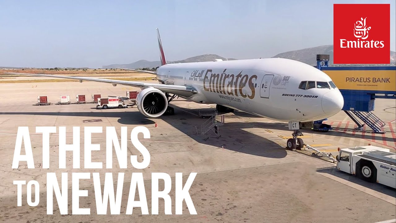 Emirates 777300ER Athens to Newark in Business Class Trip Report