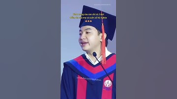 Lời phát biểu xúc động của Thủ khoa Đại học Sư Phạm Kỹ thuật TP HCM #giaoduc #giadinh #camdong