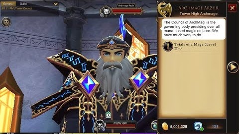 AQ3D Crafting All Arcangrove Tower Archmage Arziir - Archmage Equipment -