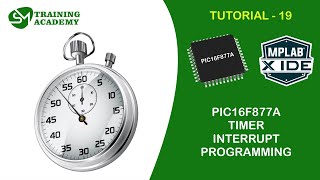 Timer interrupt programming in PIC16F877A microcontroller