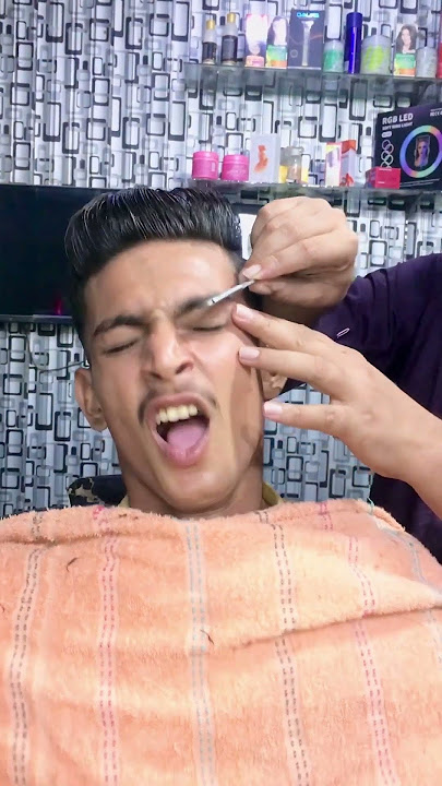 Asmr haircut 💈#trendingshorts #shortvideo #viralvideo #shorthairstyles #foryou #asmr