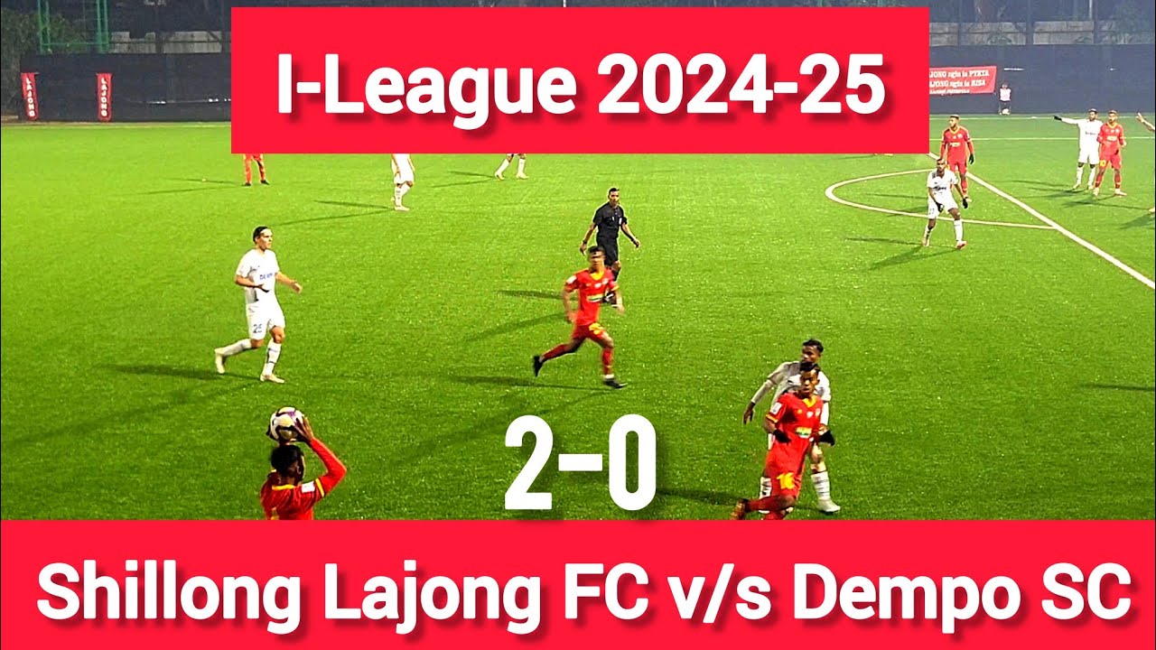 I-League 2024-25 // Shillong Lajong FC vs Dempo Sports Club (Goa) 30/11/24. Match Highlights...