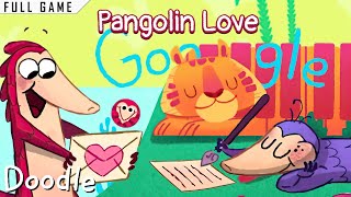 Pangolin Love: Valentine's Day (2017) | Google Doodle | Full Game [100% Perfect Score] screenshot 2