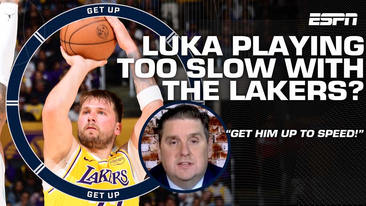Is Luka Doncic playing too slow with Lakers? 👀 Windy says they need to get him UP TO SPEED | Get Up