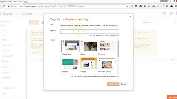 Creating A New Blog On Blogger.Com || Part-1 || 2020 ||