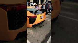 Lexus LFA Nürburgring edition doing some WEAK revs at Cars and Coffee 😂 one of 50 ever