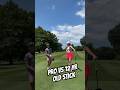 PRO vs 12 YR OLD STICK … comment your favourite thing he said 😂 a lot of new lingo. #golf #golftips