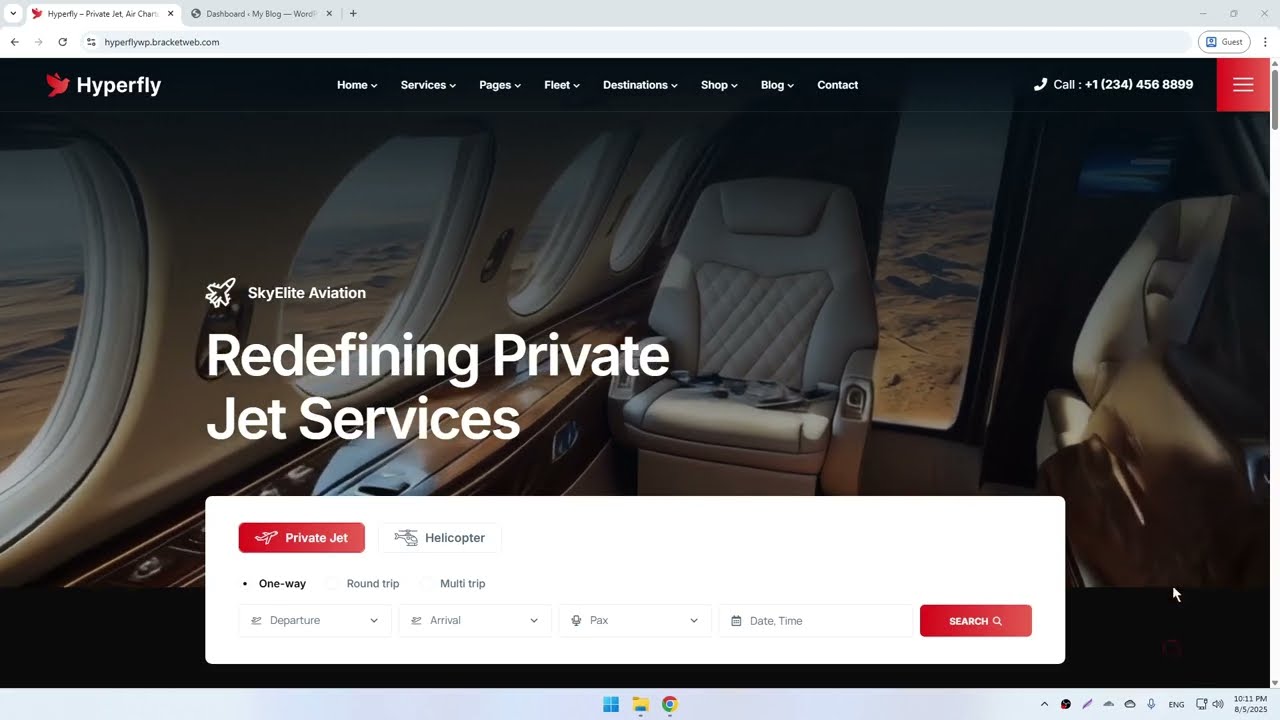 Hyperfly WordPress Theme Installation and Demo Import