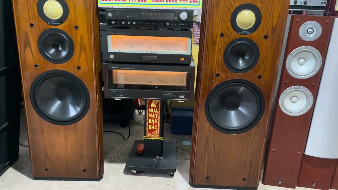 Infinty Kappa 8.2i 3way  -loa Yamaha NS-525F bass 16cm -Technics SE-A5-MK2 -SU-A6MK2-  SE-A100 