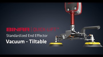 Vacuum End Effector, Tiltable | Binar Handling