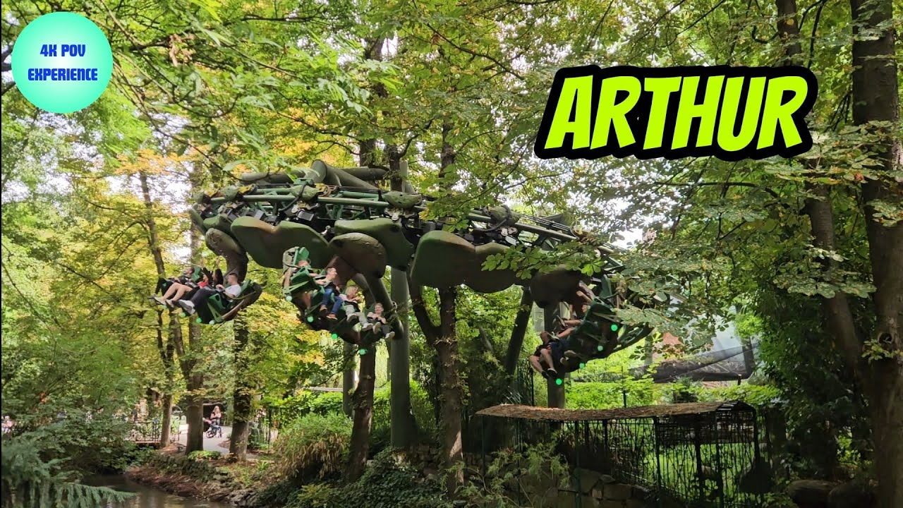 🧚 Arthur POV (Front Row) - Europa Park | World Most Immersive Ried in 2016! 😍