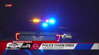 Suspects flee into cornfield following police chase, search continues