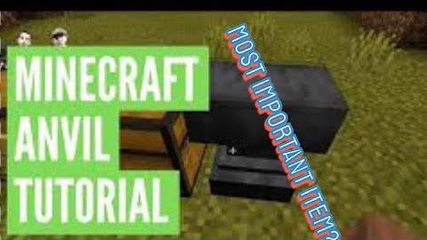 How to Build an Anvil in Minecraft. Learn the basics of Minecraft. Name and repair. Forge Labs