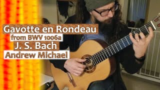 "Gavotte en Rondeau" from BWV1006a by J.S. Bach - Andrew Michael