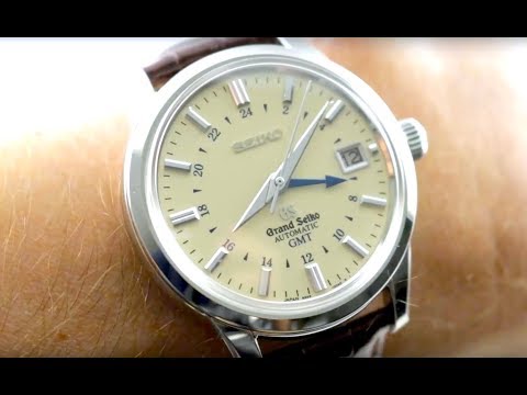 Grand Seiko GMT Ivory Dial SBGM021 Grand Seiko Watch Review - YouTube
