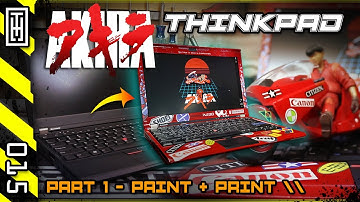 💻 AKIRA Thinkpad!? DIY Custom Painted Lenovo X230 Laptop, HD IPS Panel, SSD, Keyboard, RAM Upgrades