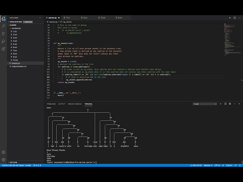 Parser - CS50’s Introduction to Artificial Intelligence with Python