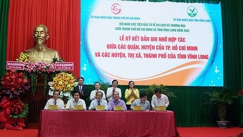 Vĩnh Long và TP.HCM ký kết phát triển du lịch và thương mại