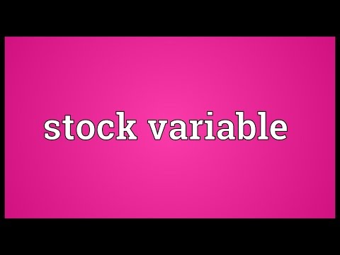 Stock variable Meaning @adictionary3492