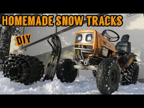 DIY Homemade Snow Tracks                    Build intro - YouTube