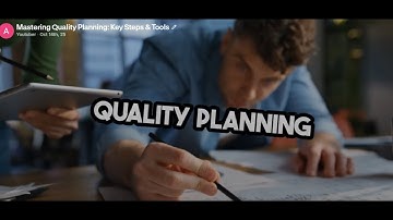 Quality Planning in Project Management | Steps, Examples & Key Concepts Explained Simply
