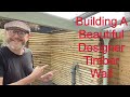 How to build a beautiful timber slatted wall