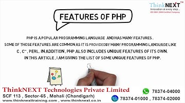 Basics of PHP- ThinkNEXT Technologies Pvt. Ltd.