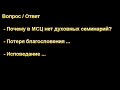 Почему в МСЦ нет духовных семинарий? А. Гамм. МСЦ ЕХБ