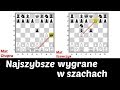 SZACHY 72# Mat Szewczyk, Mat Głupca najszybsze wygrane w szachach. Wygrana w 2 i 4 ruchy. Matowanie