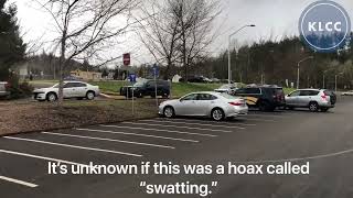 Law enforcement personnel respond to reports of armed person at LCC